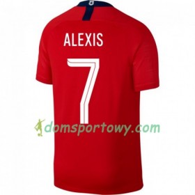 Koszulka Chile Alexis Sanchez 7 Domowe Koszulki Piłkarskie Copa América 2019 Krótki Rękaw